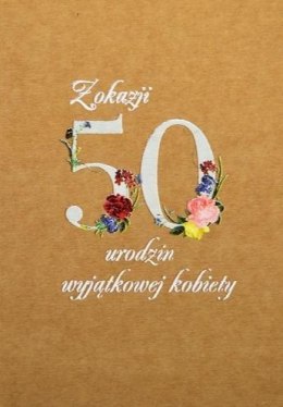 Kartka okolicznościowa eko Urodziny 50 TS51