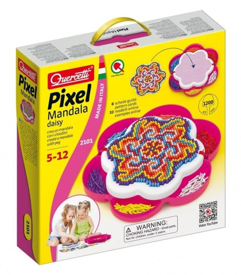 Mozaika Pixel Mandala Daisy Mozaika Pixel Mandala Daisy