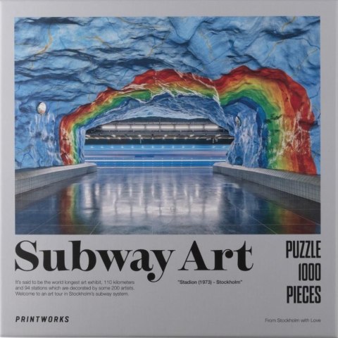 Puzzle 1000 Subway Art - Rainbow Puzzle 1000 Subway Art - Rainbow