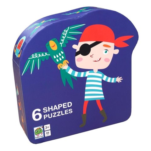 Puzzle dla dzieci w ozdobnym pudełku Pirat Puzzle dla dzieci w ozdobnym pudełku Pirat