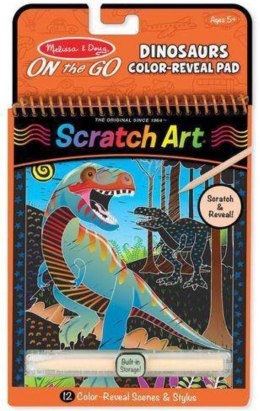 Scratch Art Dinozaury