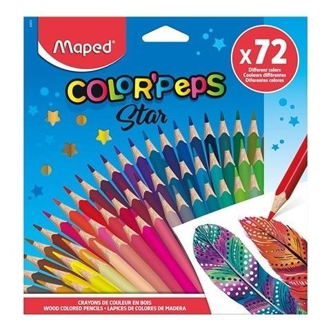 Kredki Colorpeps trójkątne 72 kolory Kredki Colorpeps trójkątne 72 kolory