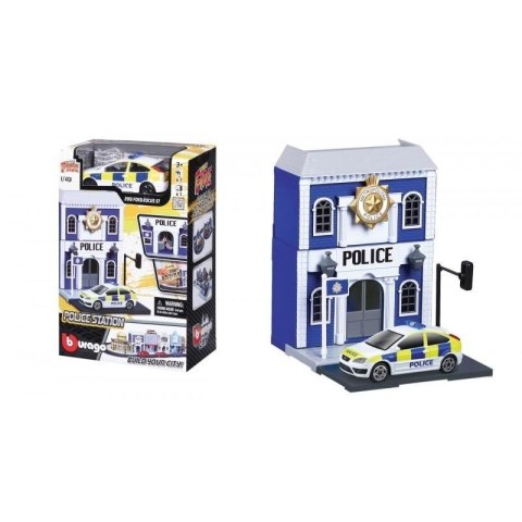 Str. Fire Bburago City Police Station 1:43 BBURAGO Str. Fire Bburago City Police Station 1:43 BBURAGO