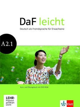 DaF leicht A2.1. KB + UB + DVD LEKTORKLET