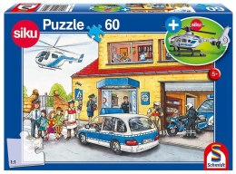 Puzzle 60 Siku Helikopter (policja) + zabawka G3