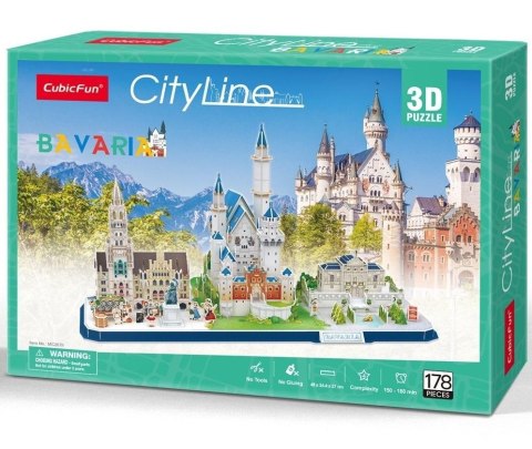 Puzzle 3D Cityline Bawaria Puzzle 3D Cityline Bawaria