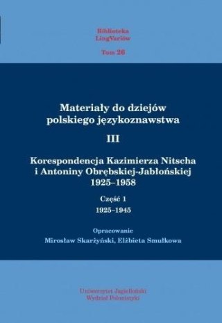 Materiały do dziejów pol. językoznawstwa 3 T.1-2