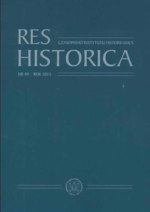 Res Historica T.40 Res Historica T.40