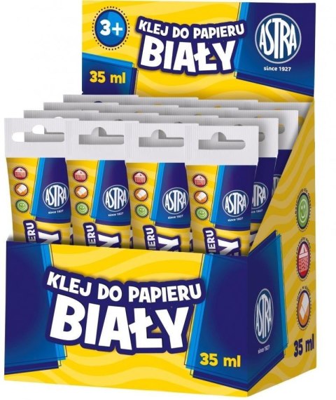 Klej do papieru biały 35ml (16szt) ASTRA