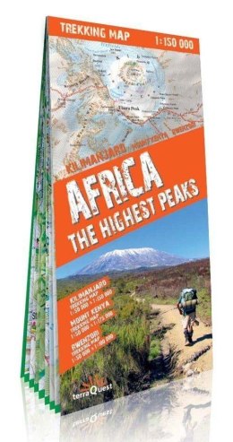 Trekking map Afryka najwy.szczyty 1:150 000 mapa