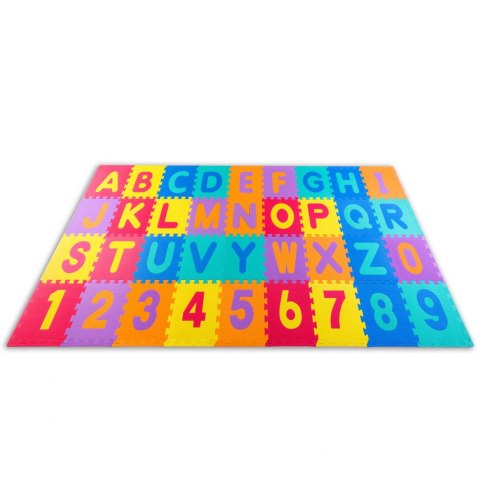Duża mata piankowa, puzzle, litery kolorowe 36 szt Duża mata piankowa, puzzle, litery kolorowe 36 szt