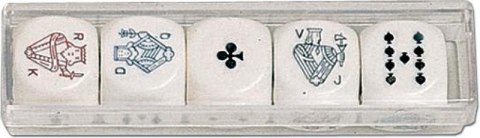Kości pokerowe (22 mm) PIATNIK Kości pokerowe (22 mm) PIATNIK