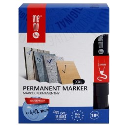 Marker permanentny 3mm czarny (10szt) MemoBe