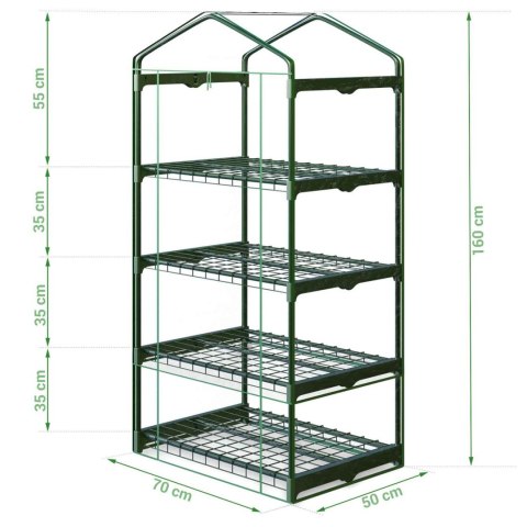Szklarnia regał 70 x 50 x 160cm Plonos Szklarnia regał 70 x 50 x 160cm Plonos