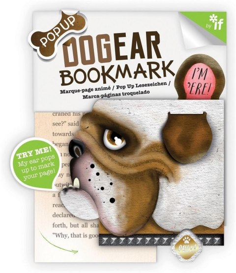 Dog Ear bookmark Stanley Buldog zakładka