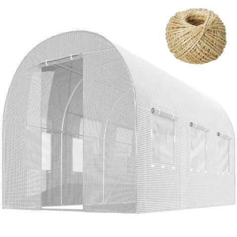 Tunel ogrodowy 2x3,5m (7m2) biały Plonos Tunel ogrodowy 2x3,5m (7m2) biały Plonos