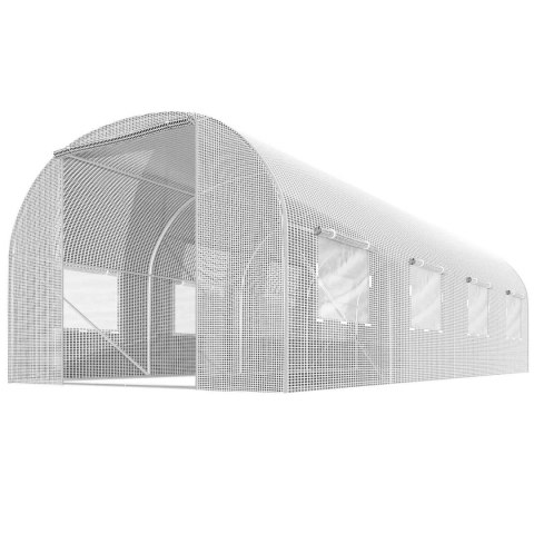 Tunel ogrodowy 2x4,5m (9m2) biały Plonos Tunel ogrodowy 2x4,5m (9m2) biały Plonos