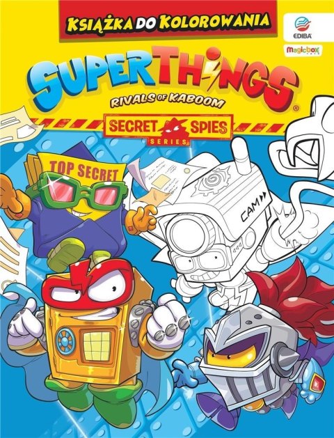 Super Things - Książka do kolorowania + figurka Super Things - Książka do kolorowania + figurka
