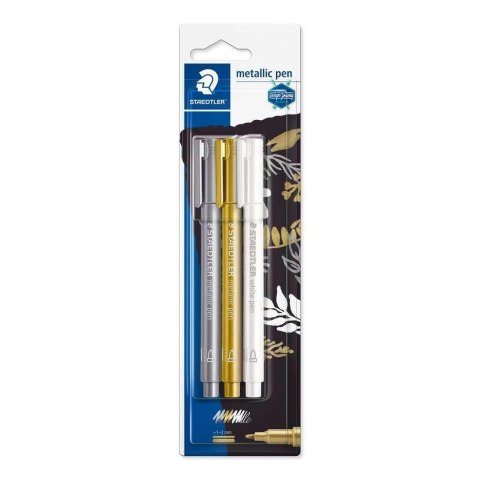 Marker metaliczny M 3 kolory STAEDTLER Marker metaliczny M 3 kolory STAEDTLER