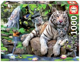 Puzzle 1000 Białe tygrysy bengalskie G3