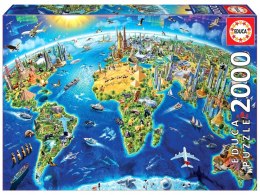 Puzzle 2000 Zabytki całego świata G3