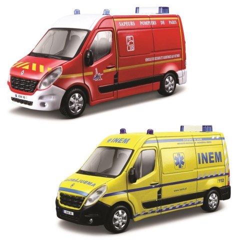Renault Master Ambulans Straż 1:50 BBURAGO Renault Master Ambulans Straż 1:50 BBURAGO