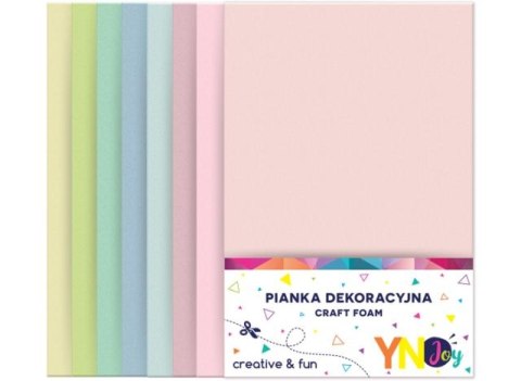 Pianka dekoracyjna INTERDRUK YNJoy A4 8ark. NC-020 pastel Pianka dekoracyjna INTERDRUK YNJoy A4 8ark. NC-020 pastel