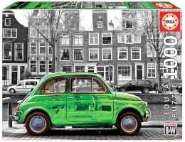 Puzzle 1000 Zielony samochód/Amsterdam G3