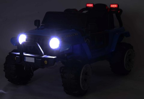 Auto na akumulator dla dzieci 4x4 skóra EVA pilot