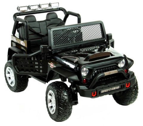 Auto na akumulator dla dzieci 4x4 skóra EVA pilot