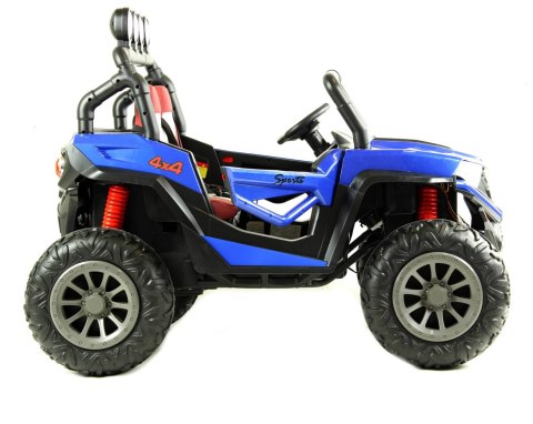 Auto na akumulator dla dzieci 4x4 skóra EVA pilot