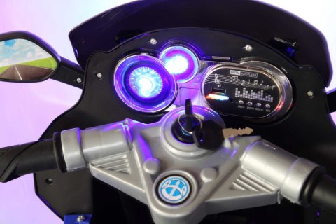 Motor na akumulator dla dzieci 2 x 45 pompowane koła skóra Motor na akumulator dla dzieci 2 x 45 pompowane koła skóra