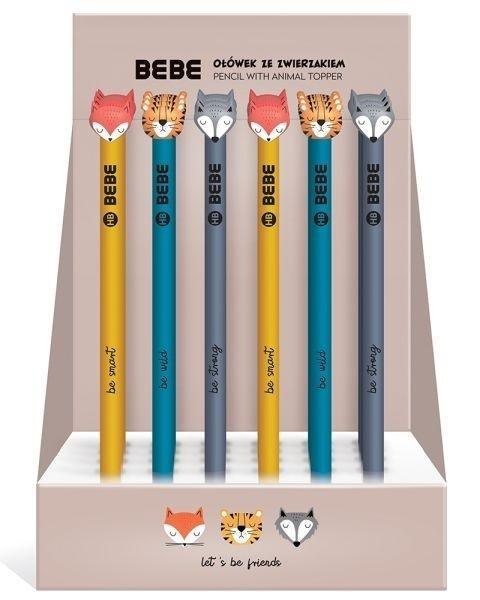 Ołówek ze zwierz. BB Friend Boy (24szt)