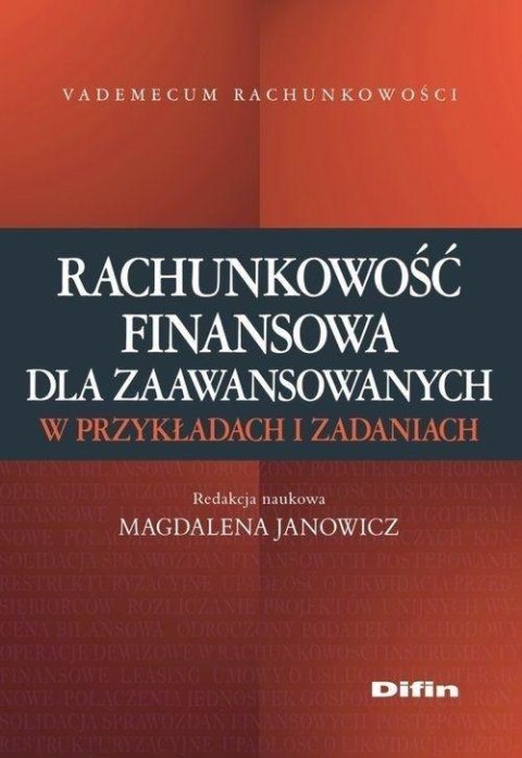 Rachunkowość finansowa dla zaawansowanych... Rachunkowość finansowa dla zaawansowanych...