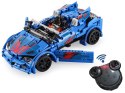 Klocki Konstrukcyjne Auto Sportowe Niebieskie Wyścig 585 Elementów R/C CADA