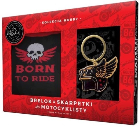 Zestaw brelok + skarpetki dla motocyklisty Zestaw brelok + skarpetki dla motocyklisty