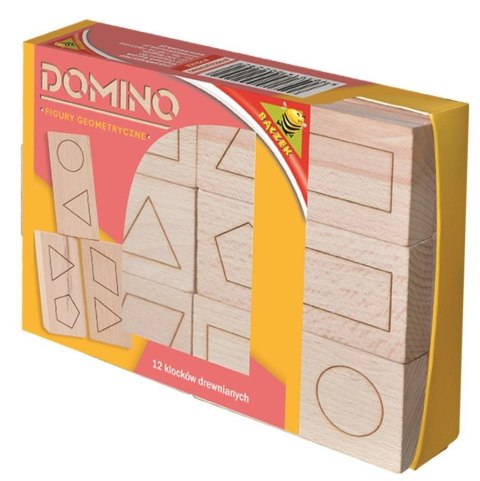 Domino drewniane - figury geometryczne Domino drewniane - figury geometryczne