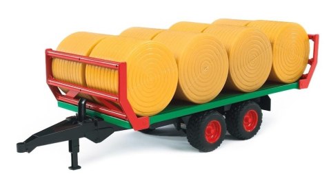 Przyczepa do transportu siana + 8 bel Przyczepa do transportu siana + 8 bel