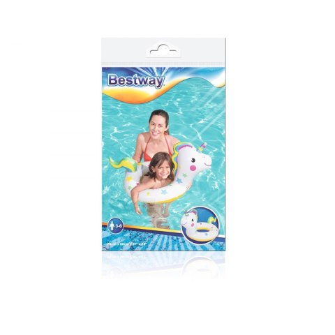 Koło dla dzieci do pływania Jednorożec BESTWAY 79x58cm Winyl Koło dla dzieci do pływania Jednorożec BESTWAY 79x58cm Winyl