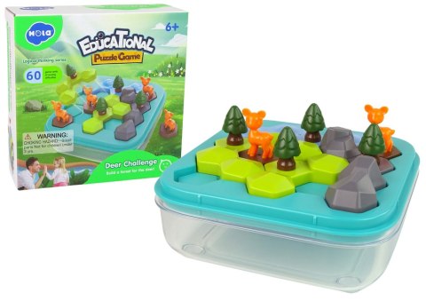 Gra Układanka Edukacyjna Tetris Łamigłówka Leśne Zwierzęta Gra Układanka Edukacyjna Tetris Łamigłówka Leśne Zwierzęta