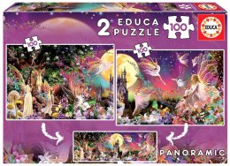 Puzzle 2x100 Bajkowa kraina (panorama) G3