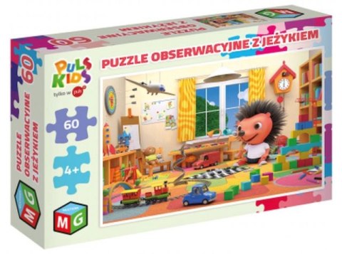 Puzzle 60 MULTIGRA obserwacyjne z jeżykiem 60 el. Puzzle 60 MULTIGRA obserwacyjne z jeżykiem 60 el.