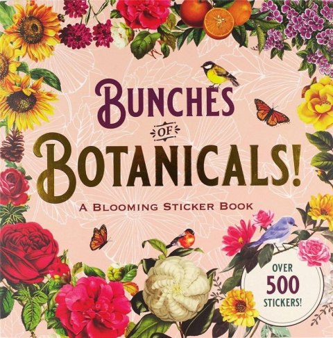 Książka z naklejkami Botanical 500szt