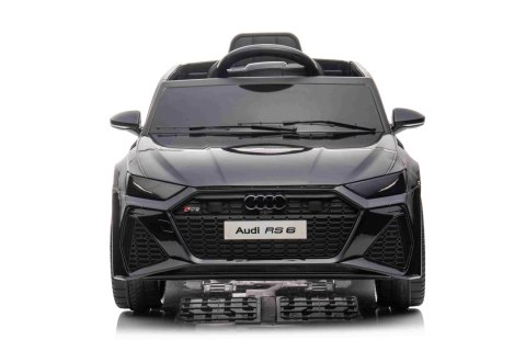 Audi RS 6 Elektryczny Samochodzik dla dzieci Czarny + Pilot + Koła EVA + Wolny Start + Audio LED Audi RS 6 Elektryczny Samochodzik dla dzieci Czarny + Pilot + Koła EVA + Wolny Start + Audio LED
