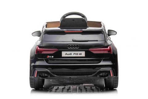 Audi RS 6 Elektryczny Samochodzik dla dzieci Czarny + Pilot + Koła EVA + Wolny Start + Audio LED Audi RS 6 Elektryczny Samochodzik dla dzieci Czarny + Pilot + Koła EVA + Wolny Start + Audio LED