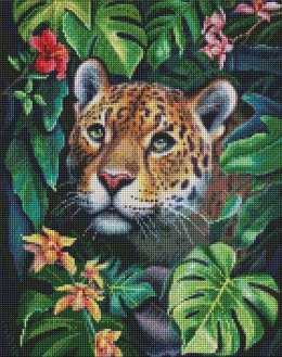 Diamentowa mozaika - W dżungli 40x50cm
