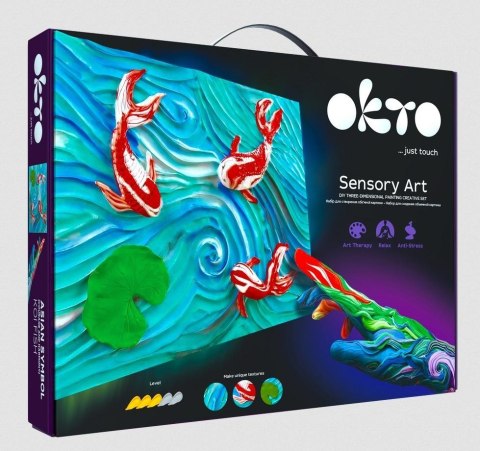 Zestaw kreatywny - Karpie koi 30x40cm Zestaw kreatywny - Karpie koi 30x40cm