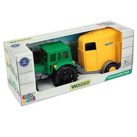 Color Cars Traktor z przyczepą na konia Color Cars Traktor z przyczepą na konia