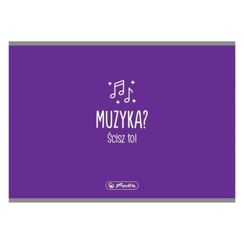 Zeszyt do nut A5/16K muzyka poprzeczny (10szt)