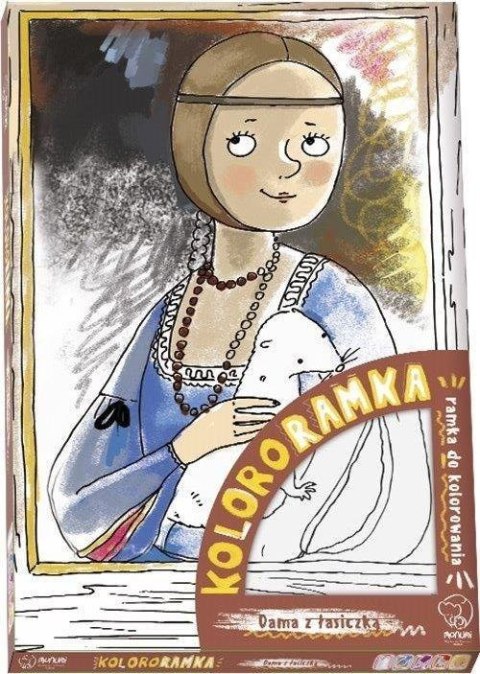 Kolororamka. Dama z Łasiczką Kolororamka. Dama z Łasiczką